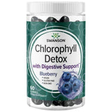 Chlorofyl detox gummies | Čučoriedka - 60 žuvateľných tabliet