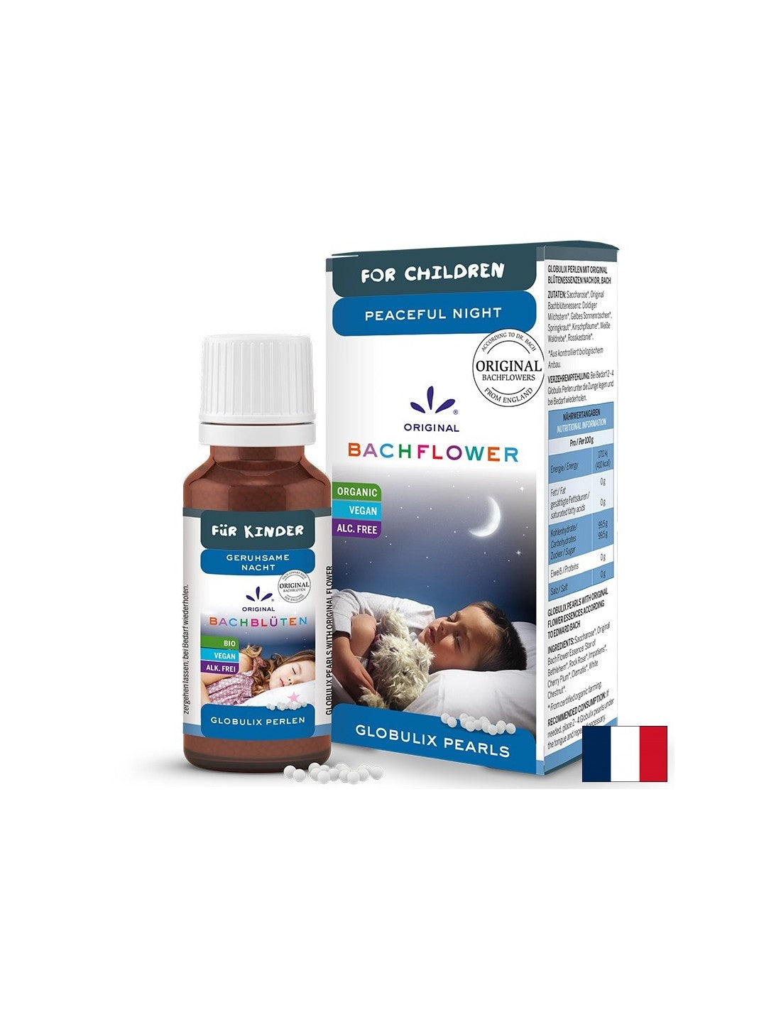 Pokojný spánok u detí - kvetinové esencie Dr. Bacha, Pearls, 20 g