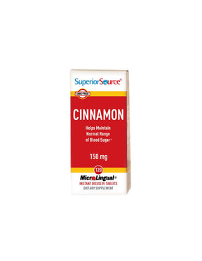 Diabetes and Blood Sugar - Cinnamon, 120 Sublingual Tablets Superior Source - Nutra Best Europe