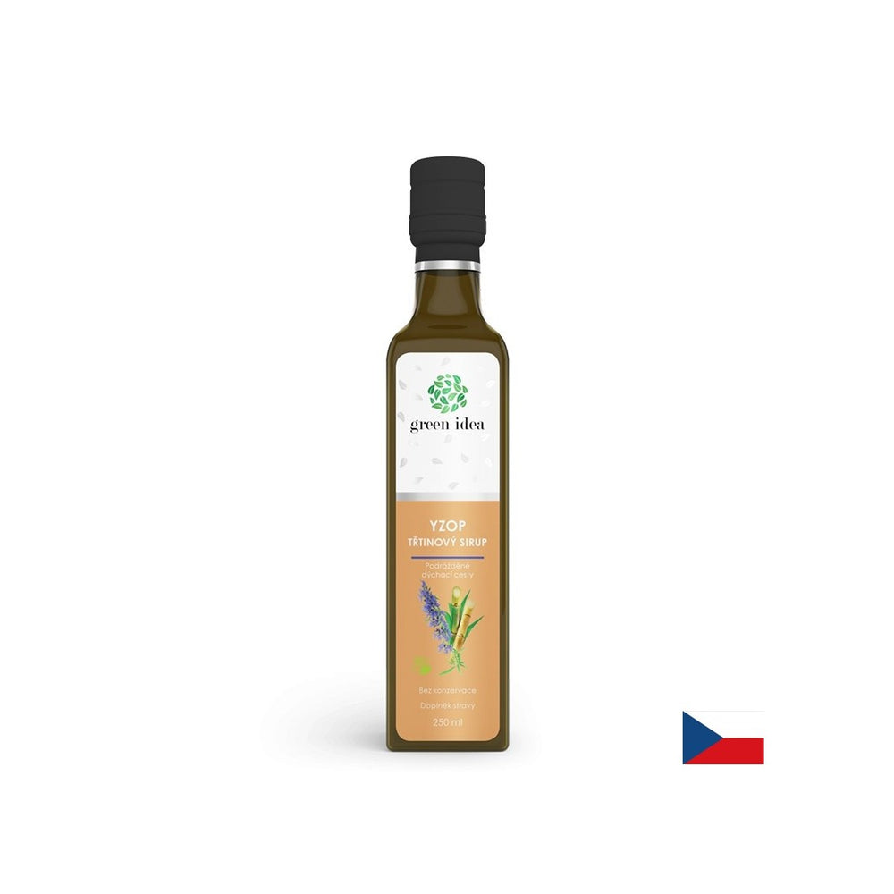 Dýchací systém - trstinový sirup s hyssopom a hibiscusom, 250 ml