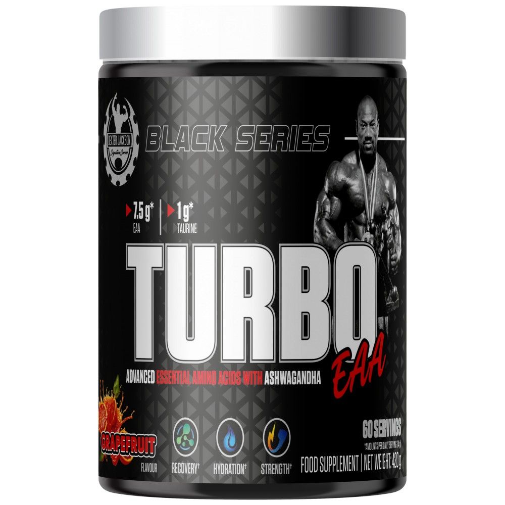 Čierna séria | Turbo eaa prášok ~ erenciálne aminokyseliny s taurínom - 420 gramov