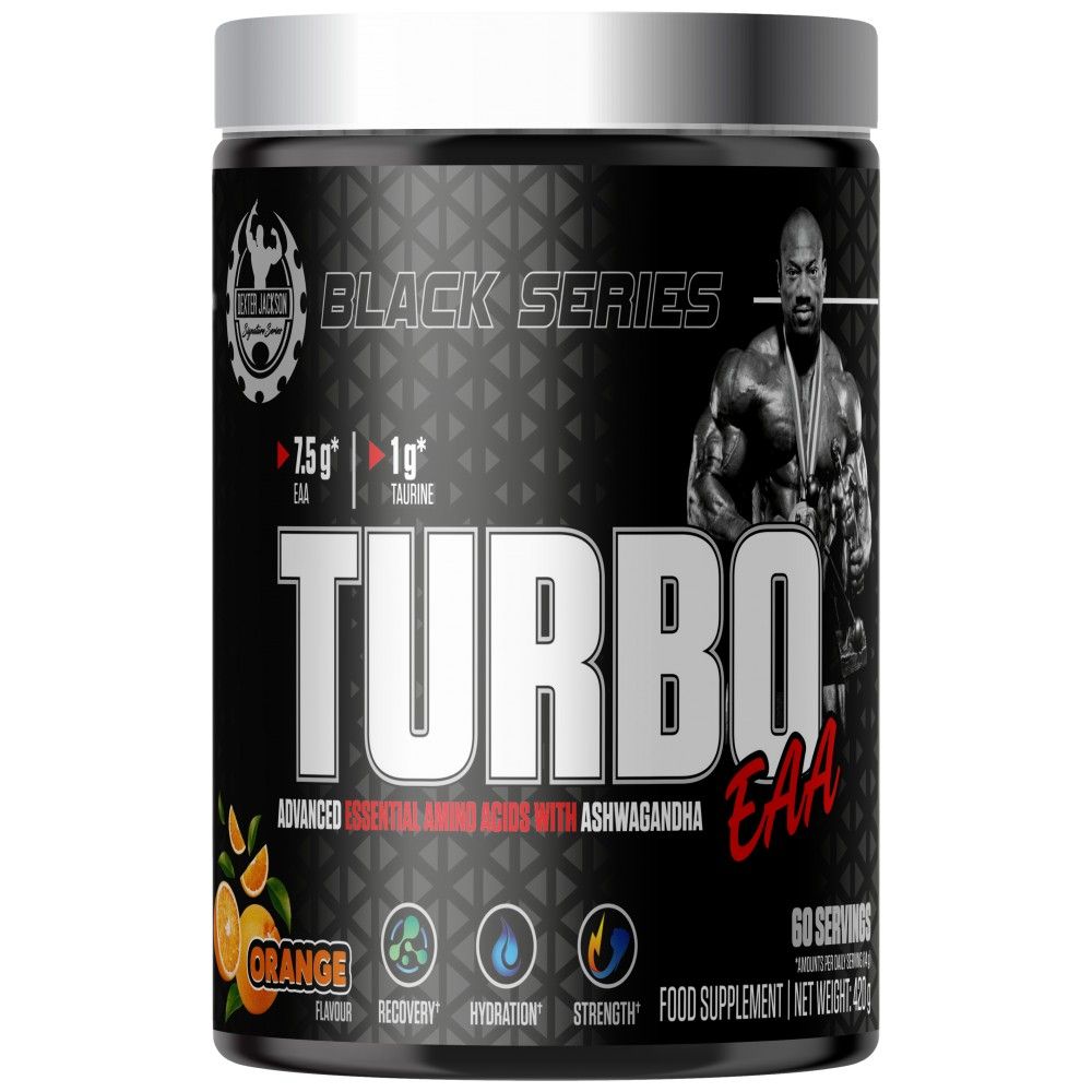 Čierna séria | Turbo eaa prášok ~ erenciálne aminokyseliny s taurínom - 420 gramov