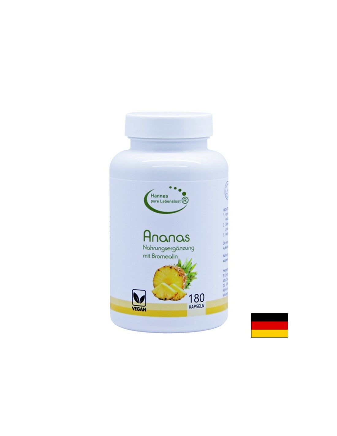 Dobré trávenie - ananás (ovocný extrakt poskytujúci bromelain), 180 kapsúl