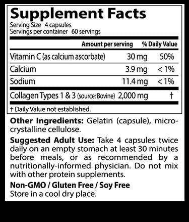 Najlepšie typy kolagénu 1 a 3/500 mg - 240 kapsúl