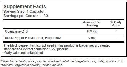 Najlepšie COQ10 s bioperínom 100 mg - 60 kapsúl