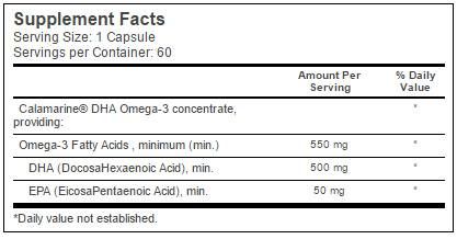 Najlepšie DHA 500 mg / od Calamari - 60 gélových kapsúl