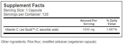 Najlepší vitamín C + Quali ™ C 1000 mg - 120 kapsúl
