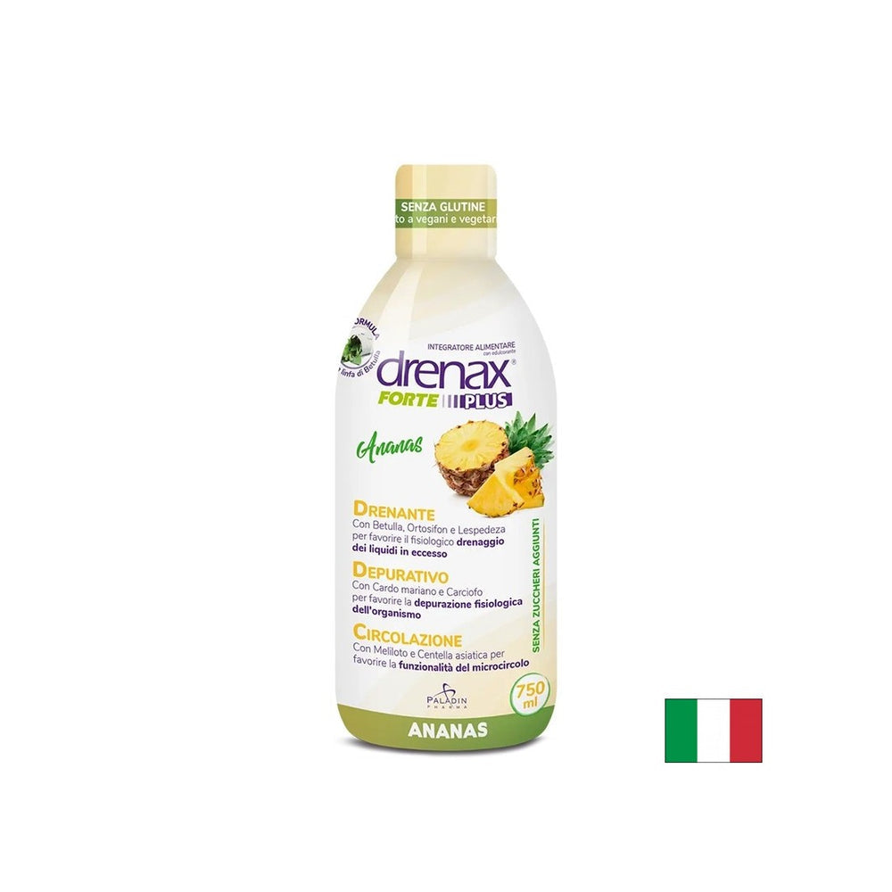Anti -Fluid Retention Formula s ananásom - Drenax - Drenax® Forte Plus - Herbálny diuretik, 750 ml, 25 dávok