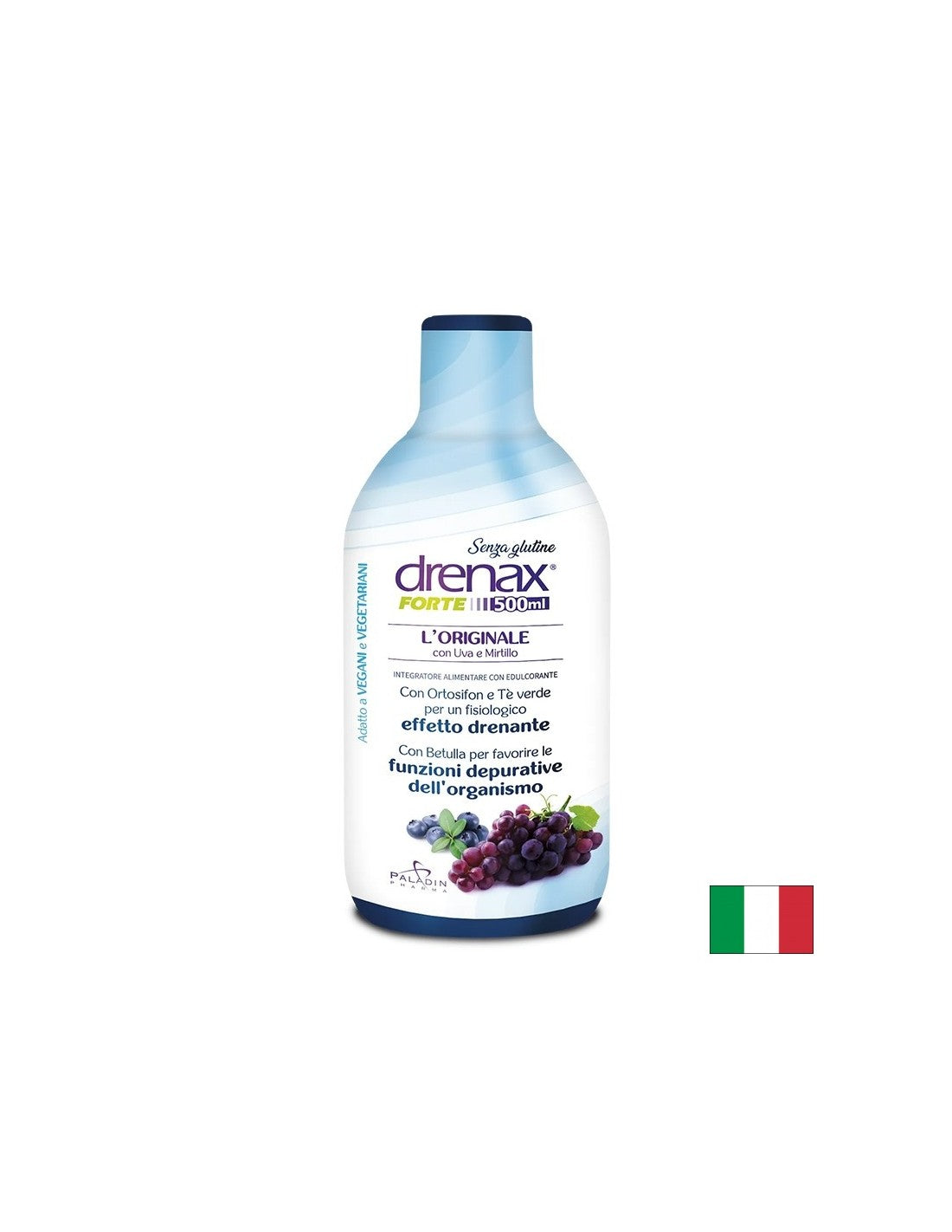 Diuretický vzorec s hroznom a čučoriedkom - Drenax - Drenax® Forte, 500 ml, 16 dávok