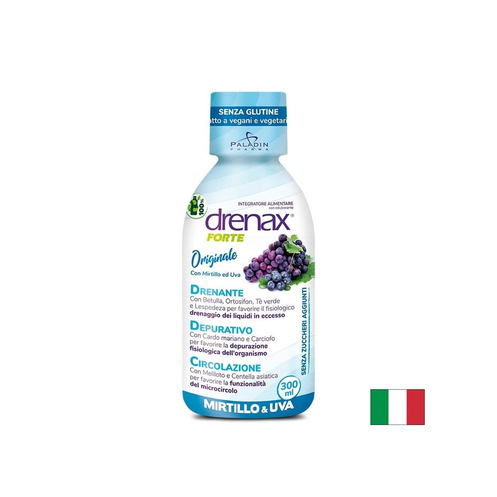 Diuretický vzorec s hroznom a čučoriedkom - Drenax - Drenax® Forte, 300 ml, 10 dávok