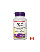 Tráviace enzýmy x 90 tabliet <tc>Webber Naturals</tc>