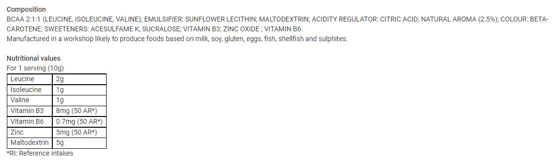 BCAA Optimiz | s maltodextrínom - 250 gramov