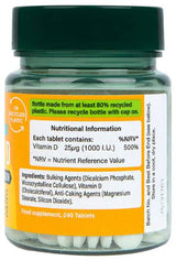 Vitamín D3 1000 IU - 240 tabliet