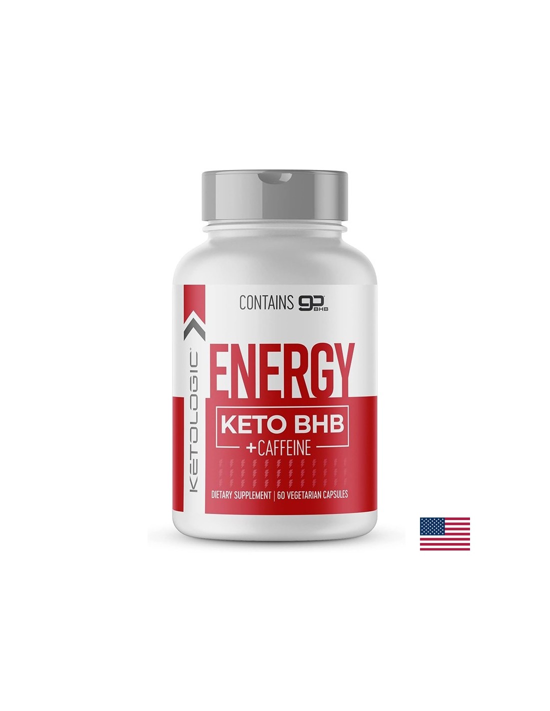 Exogénne ketóny + kofeín - Energia Keto BHB + kofeín, 60 kapsúl