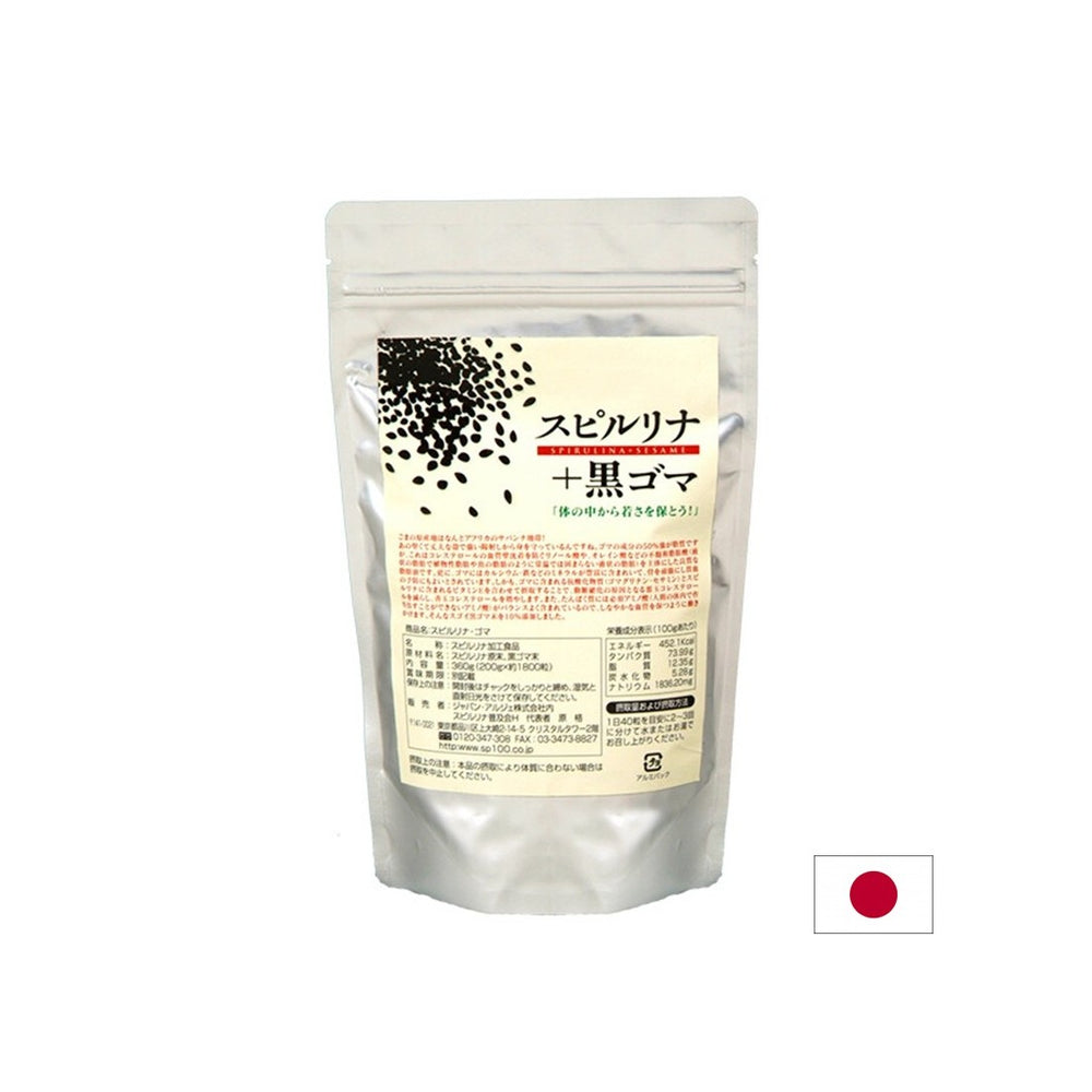 Japonská spirulina + čierna sezam