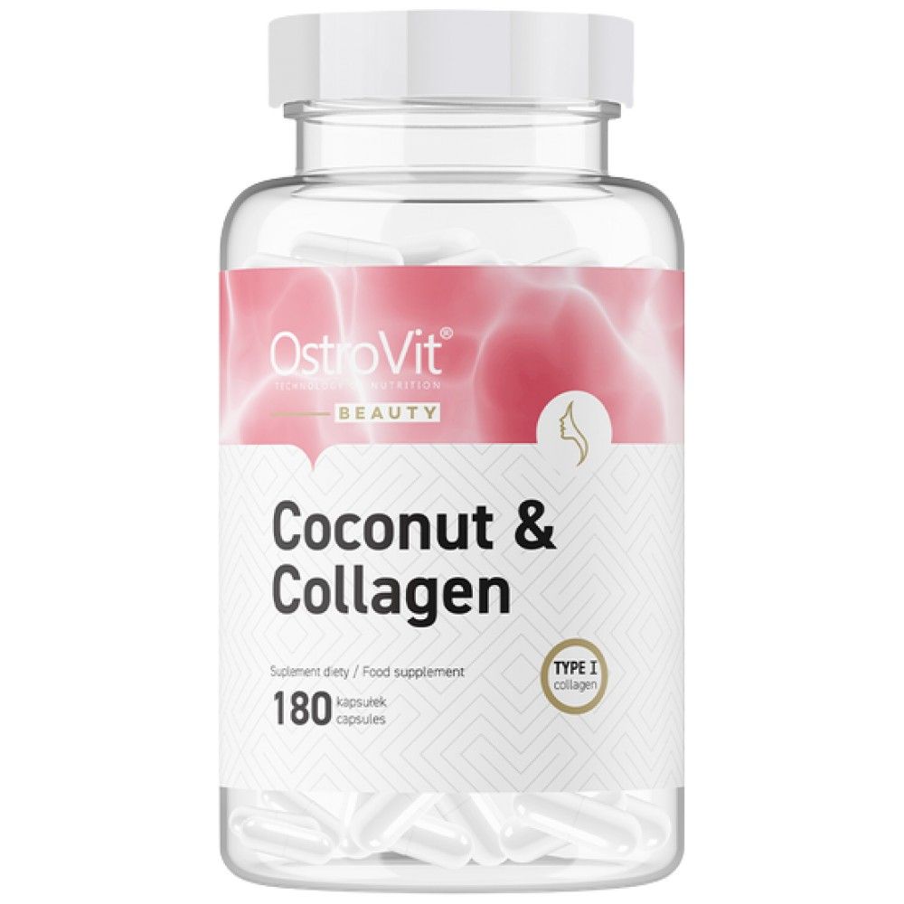 Coconut & Collagen | Morský kolagén s MCT - 180 kapsúl