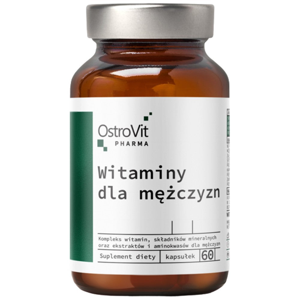 Vitamíny pre mužov S kapsulami Ashwagandha, Tribulus a Saw Palmetto 60