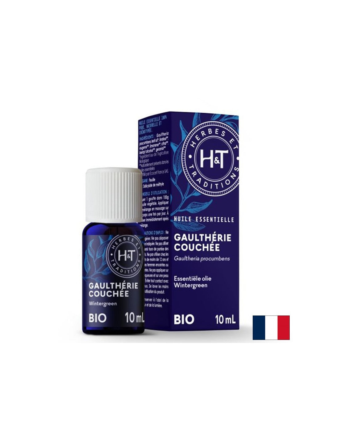 Éterický olej zimného zeleného, ​​organický, 10 ml