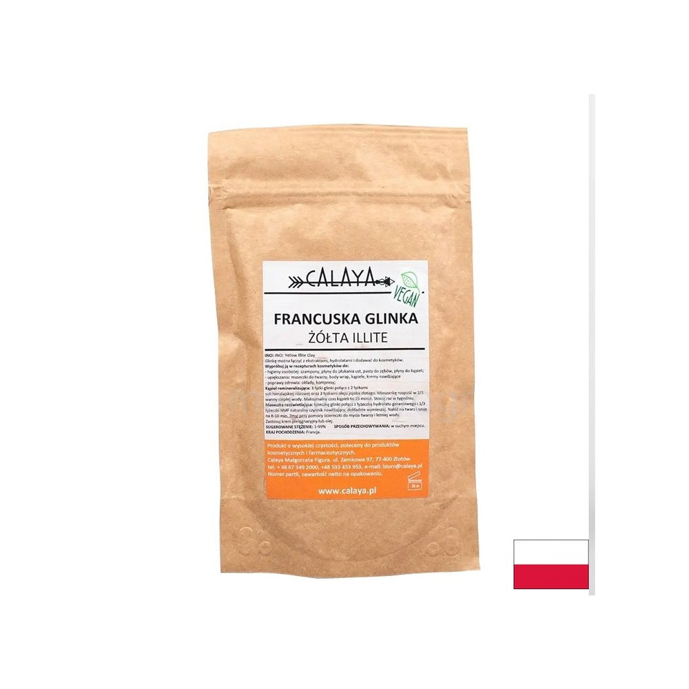 Francúzska žltá illitná hlina, 100 g