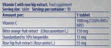 Vitamín C 1000 / s ružovými bokmi a horká oranžová - 90 tabliet