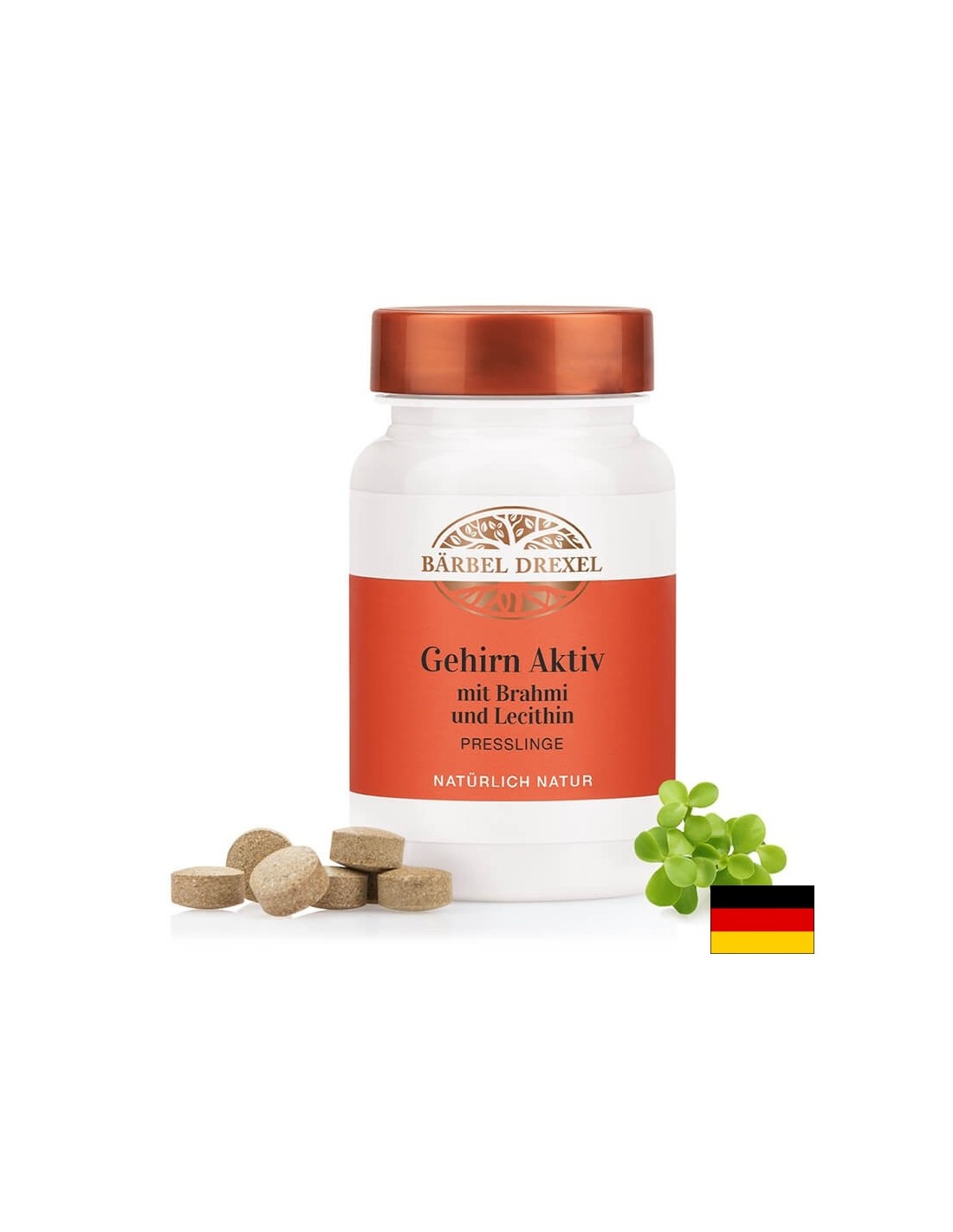 Gehirn Aktiv mit Brahmi und Lecithin / Pre pamäť a koncentráciu, 90 tabliet <tc>Bärbel Drexel</tc>