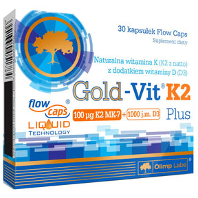 GOLD-Vit K2 Plus 30 capsules - Nutra Best Europe