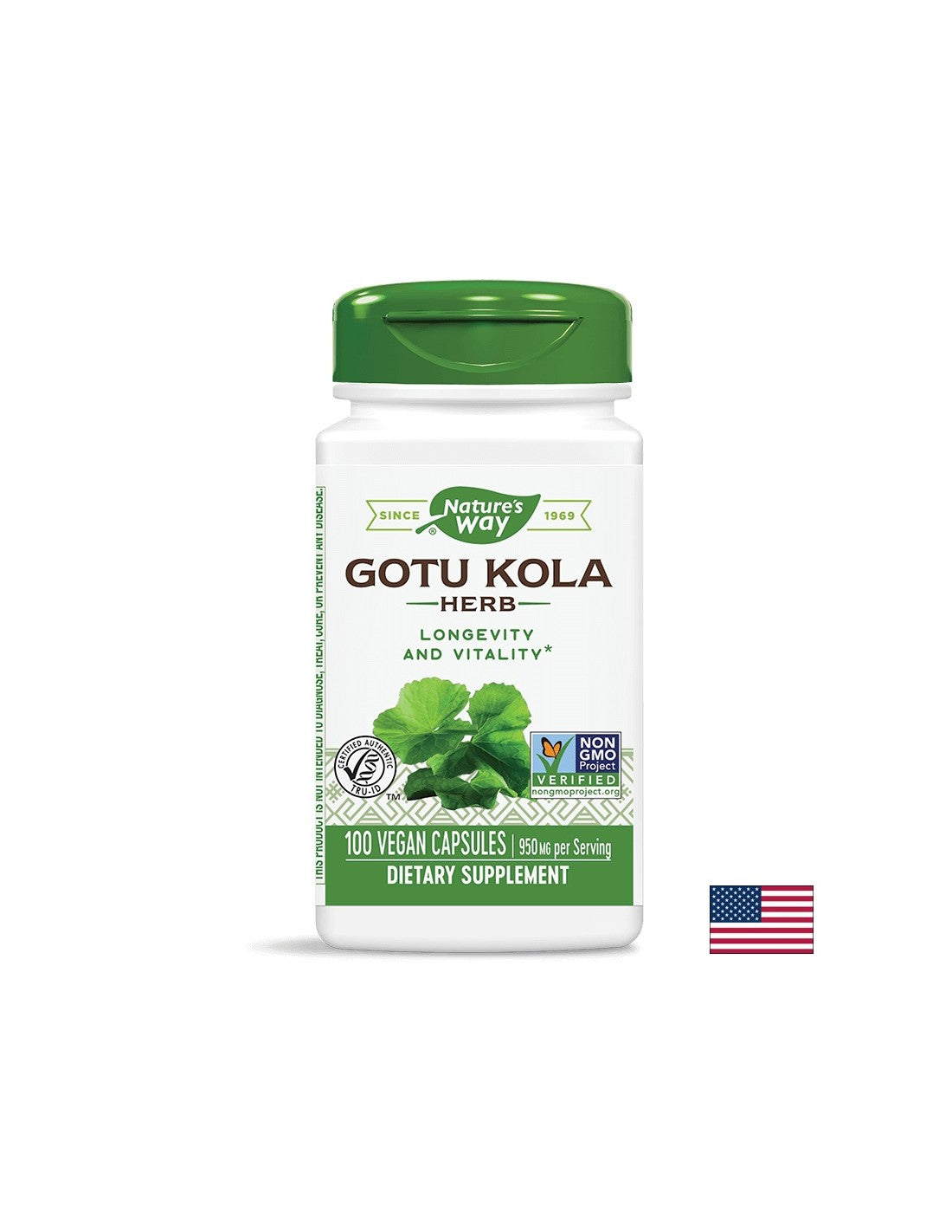 Gutu Kola 475 mg - 100 kapsúl