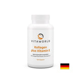 Starostlivosť o vlasy, pokožku a kĺb - kolagén (hovädzie) 500 mg + vitamín E, 100 kapsúl