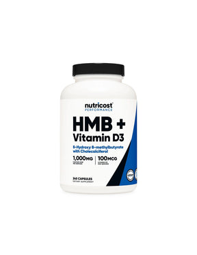 Care for bones, joints and muscles - HMB + Vitamin D3, 240 capsules - Nutra Best Europe