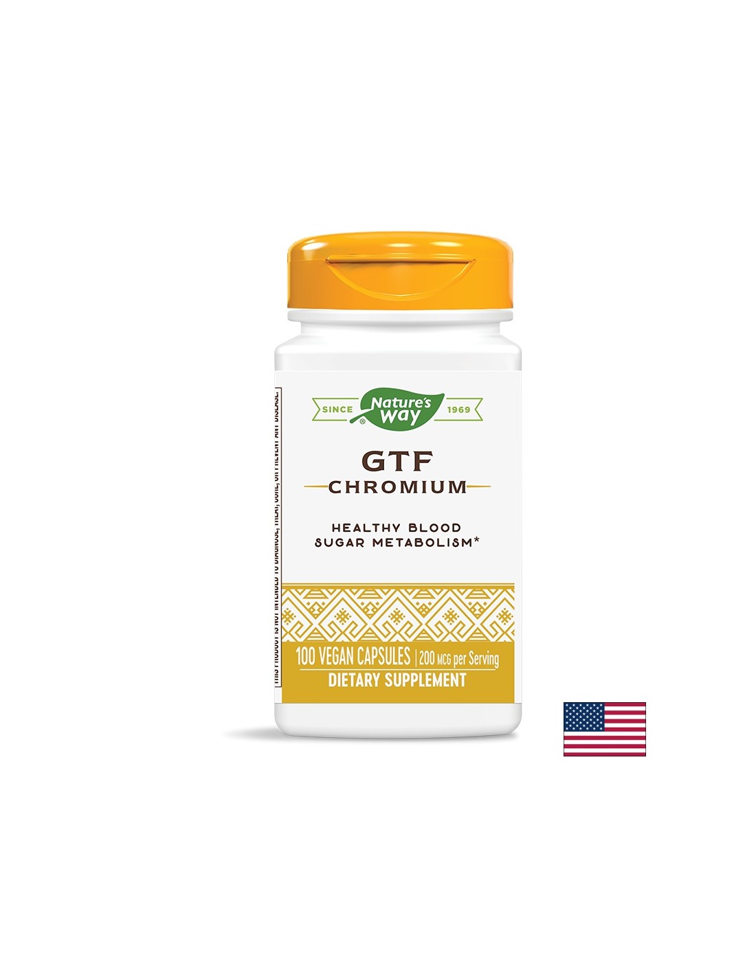 GTF chróm 200 mcg - 100 kapsúl