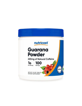 Weight reduction - Guarana, 1000 mg x 100 g powder - Nutra Best Europe