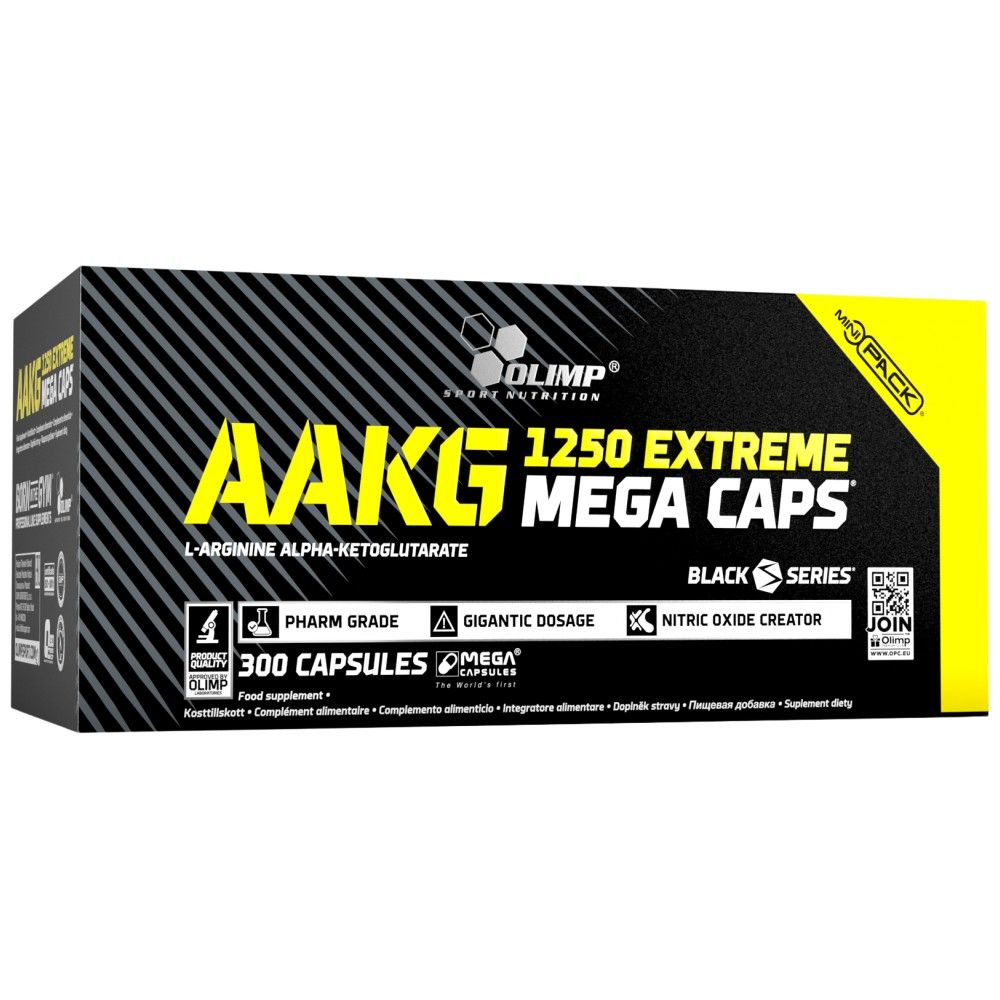 Aakg Extreme 1250 mega čiapky - 300 kapsúl