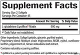 Glutatión lipomicel Matrix 300 mg - 90 gélových kapsúl