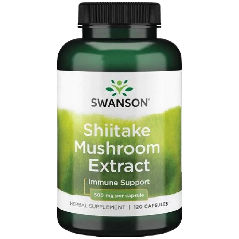 Shiitake huby extrakt 500 mg 120 kapsúl