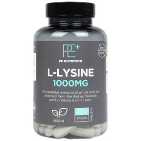 PE Nutrition | L-Lysine 1000 mg - 120 Tablets - Nutra Best Europe