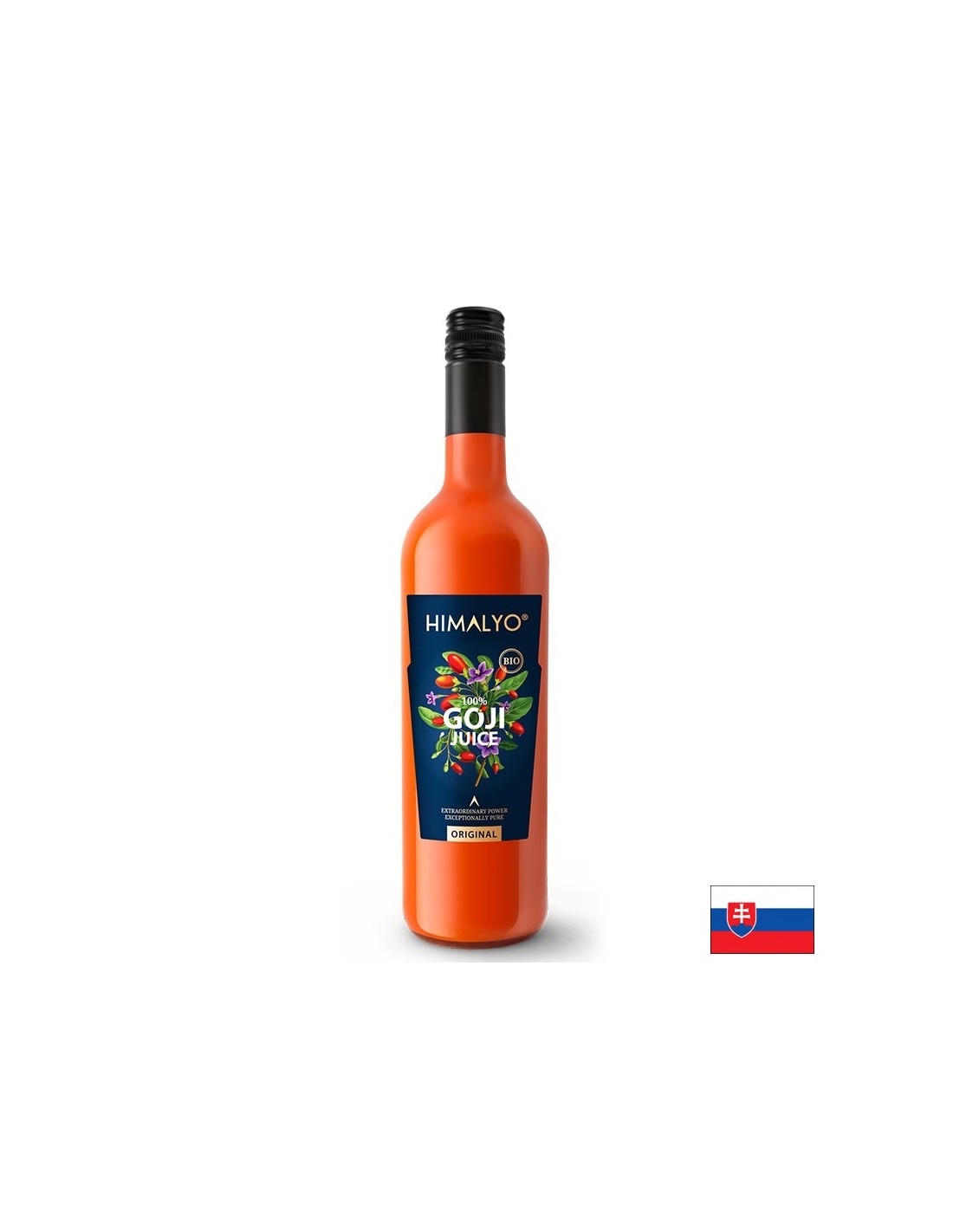Organic Goji Berry Juice - silný antioxidant - pre dobré videnie a silnú imunitu 750 ml, 30 dávok