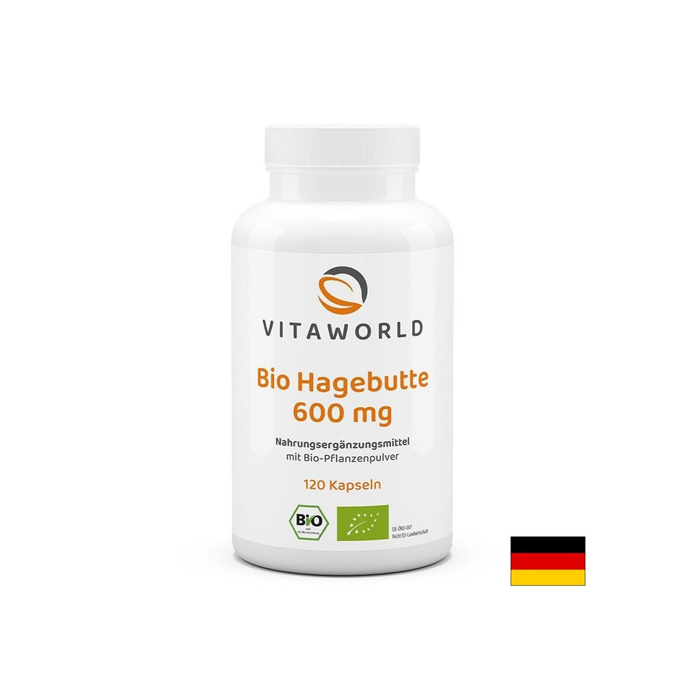 Imunita a obehový systém - Rosehip (ovocie), organické, kapsuly 600 mg x 120