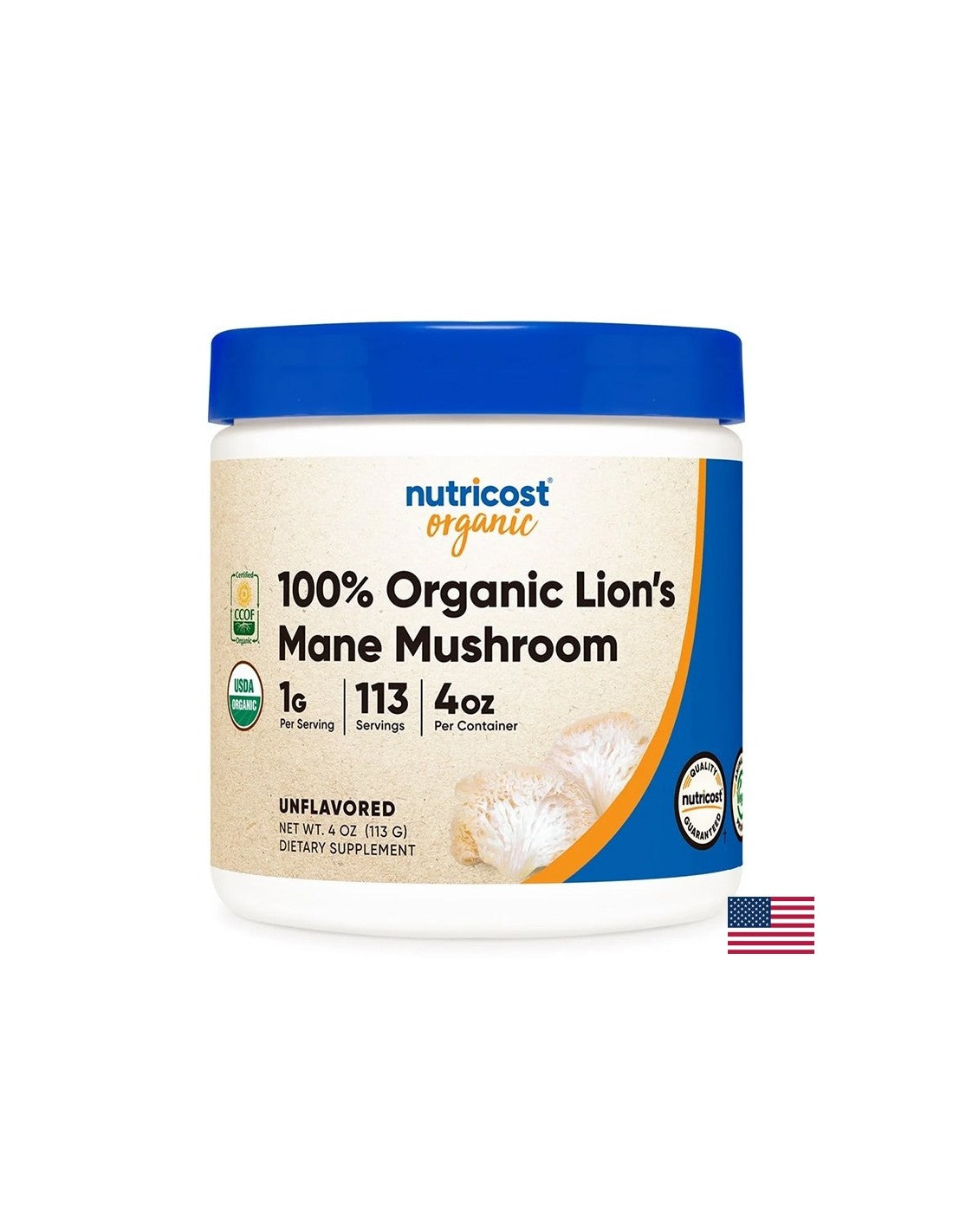 Imunita a funkcia mozgu - Lion's Mane, 113 g prášok
