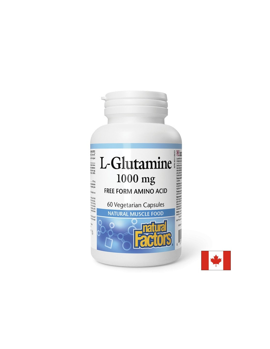 L -glutamín 1000 mg - 60 kapsúl