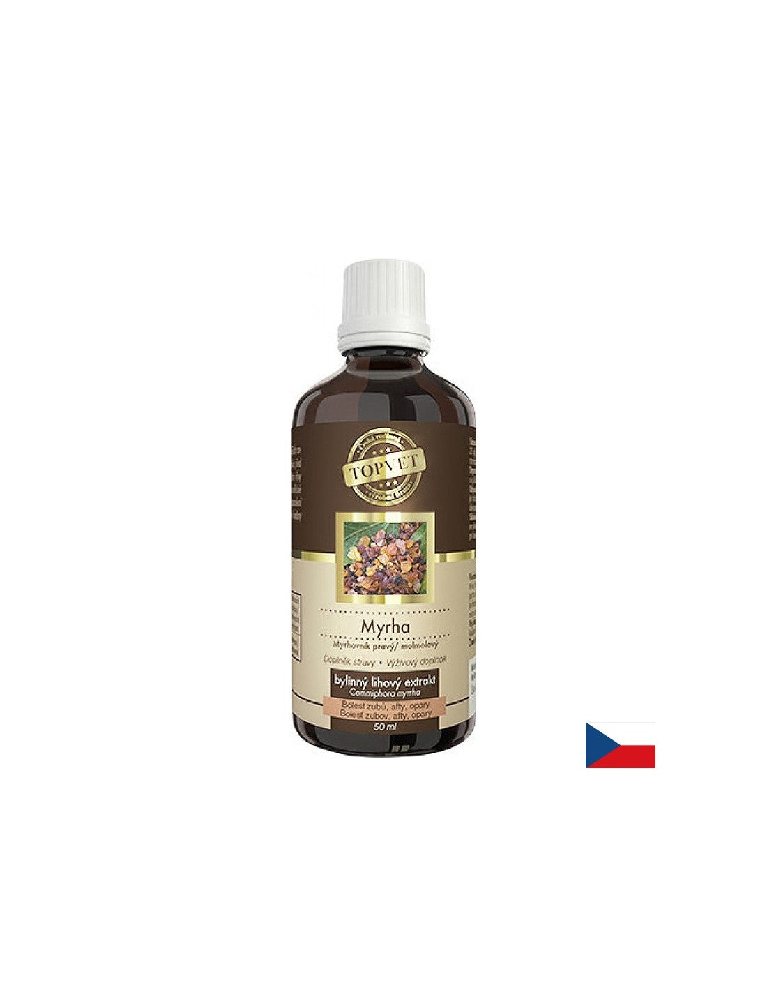 Imunita a zdravé srdce - myrRh (živica) + vitamín C, 50 ml tinktúry