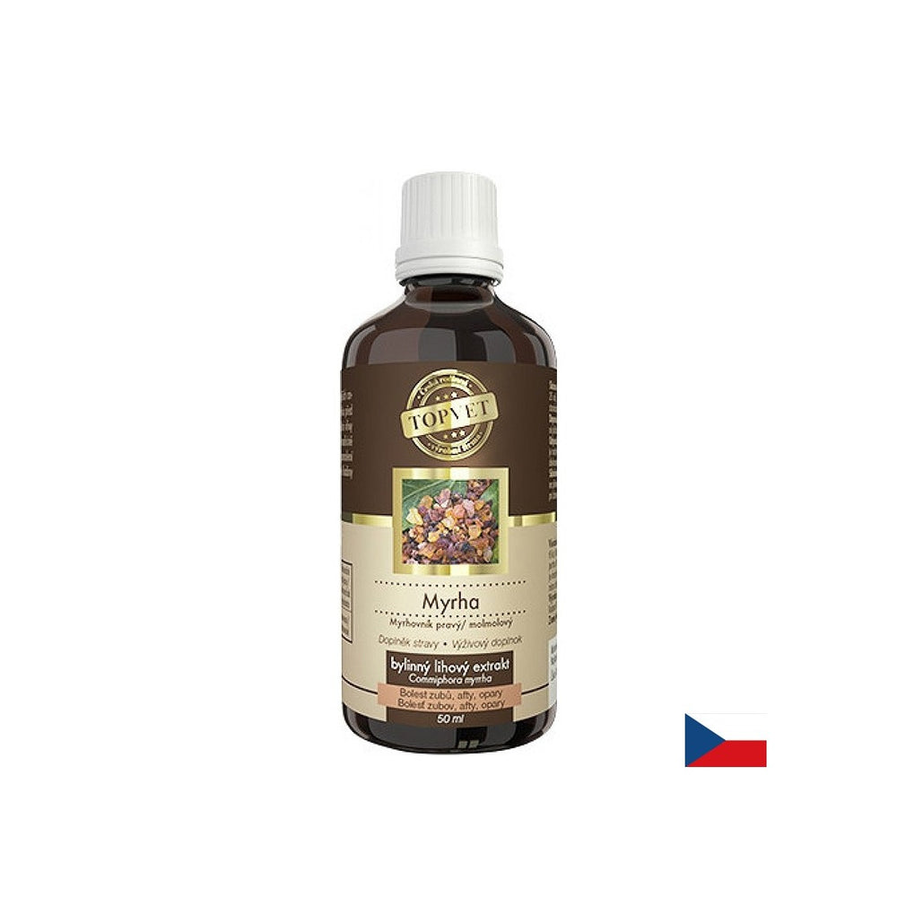 Imunita a zdravé srdce - myrRh (živica) + vitamín C, 50 ml tinktúry