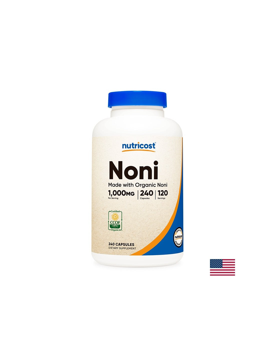 Imunita - Ovocie Noni, 500 mg x 240 kapsúl <tc>Nutricost</tc>