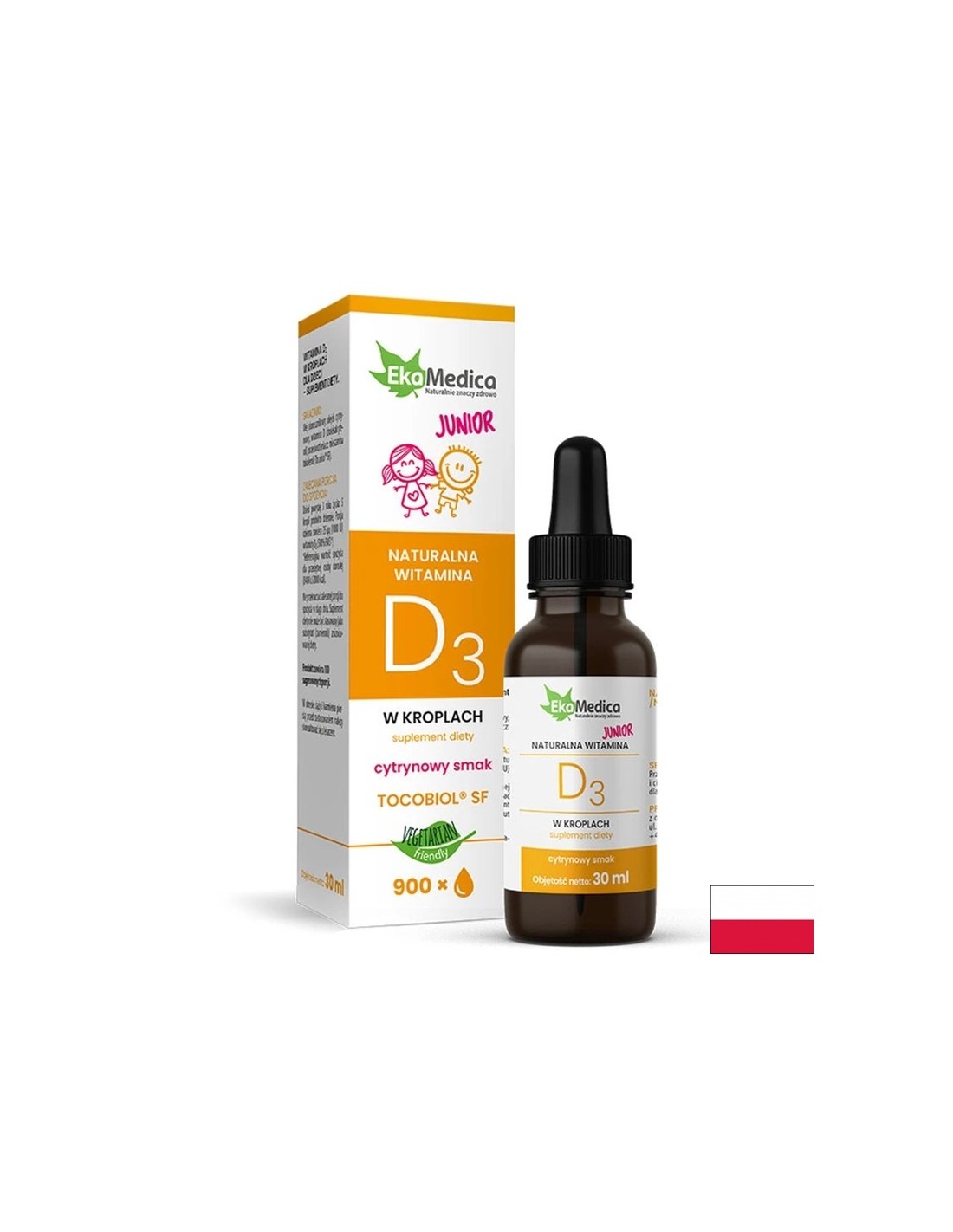Imunita - vitamín D3 pre deti a dospelých, 200 kvapiek IU x 30 ml