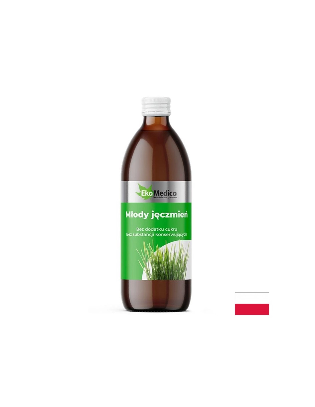 Mladý jačmeňový džús s camu -camu a prírodný vitamín C - na očistenie tela, 500 ml, 10 dávok