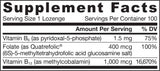 Metyl B -12 1000 mcg a metylový folát 400 mcg - 100 žuvacích tabliet