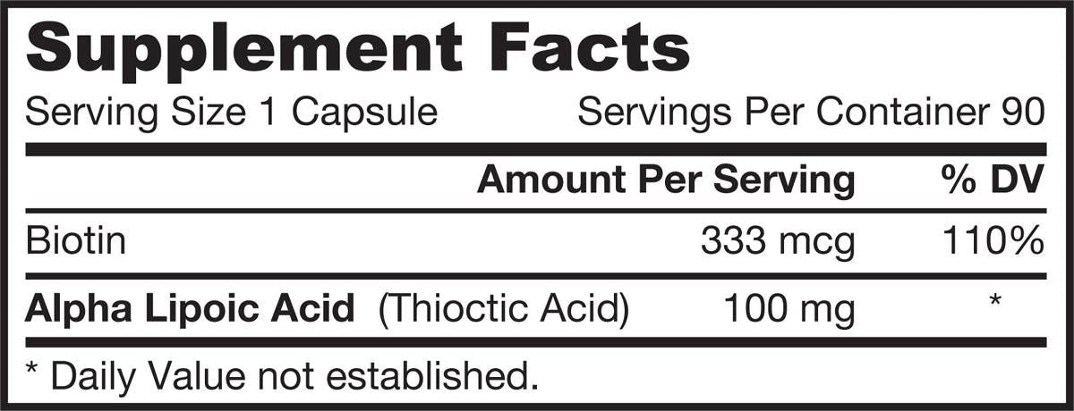 Kyselina alfa lipoová 100 mg - 90 kapsúl