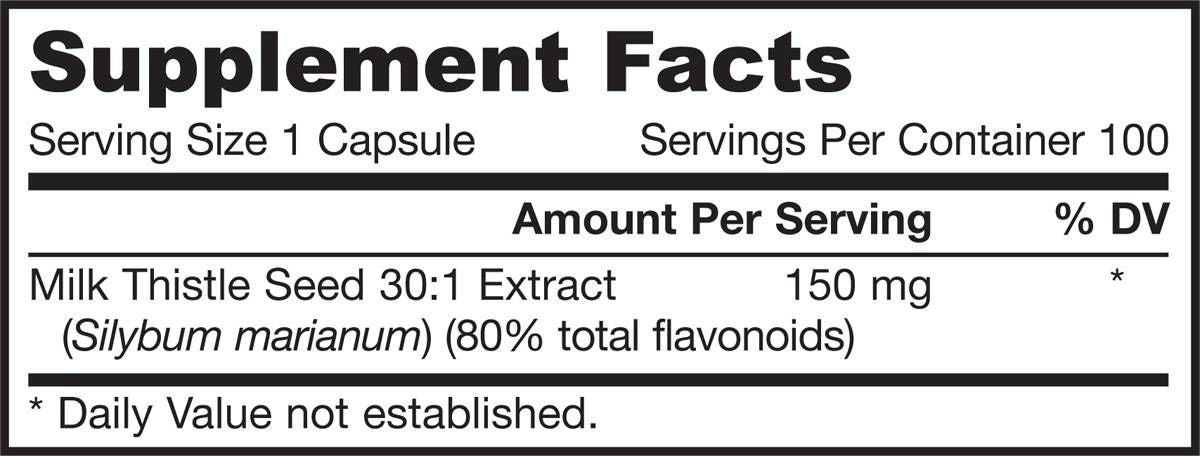 Bodliak na mlieko 150 mg | Štandardizovaný výťažok 30: 1 - 200 kapsúl