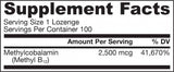 Metyl B -12 2500 mcg - 100 sublingválnych tabliet