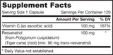 Resveratrol 100 mg - 120 kapsúl