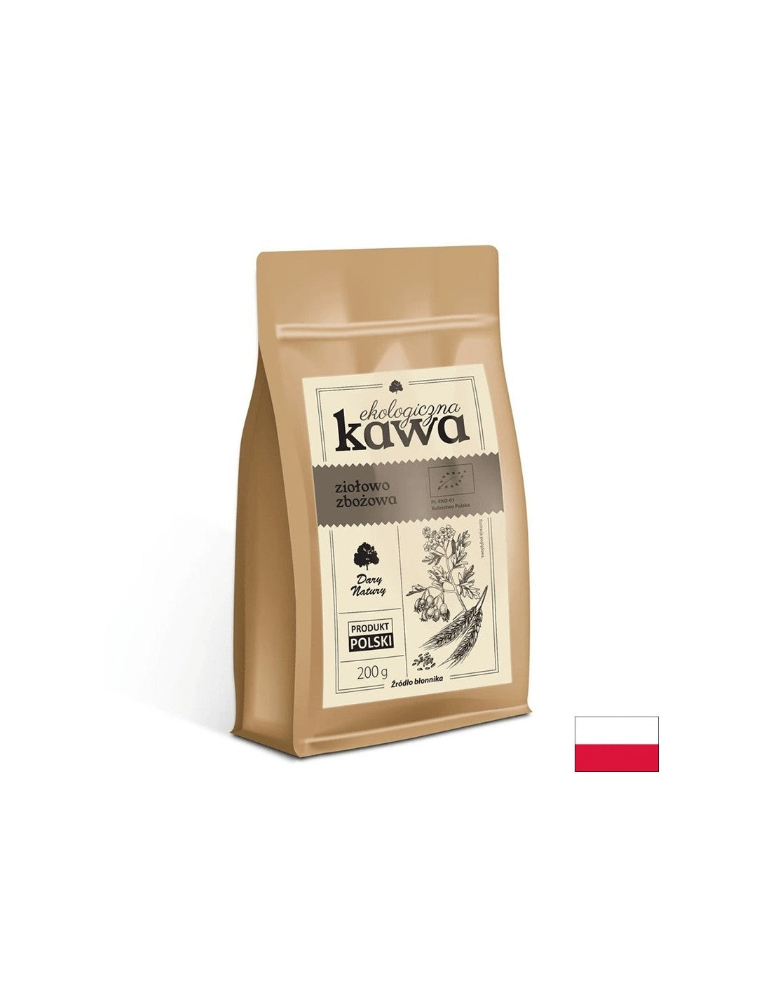 Káva z bylín a fazule, 200 g <tc>Dary Natury</tc>
